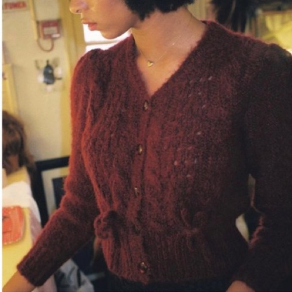 Rouje Burgundy Sweater